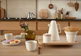 Product of the Day: Ceramic and Wood Coffee Set by Luca Nichetto