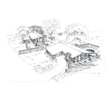 Another sketch by Ralph Fournier for the Ridgewood neighbofhood. Image courtesy of Maryville University.