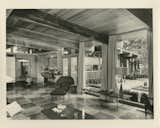 An interior shot of the house in Chesterfield, Missouri, that Ralph and Mary Jane Fournier designed for the developer Burton Duenke. Photo by Hutchinson Photography, courtesy of the D. Anne Lewis & Franc Flotron Collection.  Search “blofield inflatable chesterfield” from Exhibit Celebrates Pioneers of St. Louis Suburban Modernism