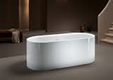 Centro Duo Oval Free-standing Bathtub by Scottsass Associati, produced by Franz Kaldewei GmbH& Co. KG.  Search “objekten oval table” from Imm Cologne 2014 Presents Interior Innovation Awards