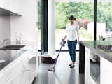 The DC 59 features a V6 motor, which, according to Dyson, gives it three times more suction power that any other cordless vacuum. It weighs just over four-and-a-half pounds and offers 26 minutes of cleaning time (not run time) per charge. Retail price is $499.99.