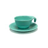First designed over 60 years ago, the Russel Wright Residential Collection is crafted from durable, shatterproof melamine. This cup and saucer transitions well to outdoor dining in warmer months.