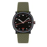 The TIC15 watch by Piero Lissoni for Alessi comes in a handful of colors, but we're partial to the sporty green band.