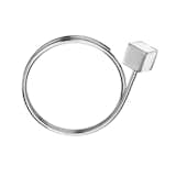 Shown here is a key ring from the Argent de Poche collection by Pauline Deltour for Puiforcat.