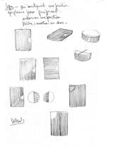 Deltour's early sketches of the line.
