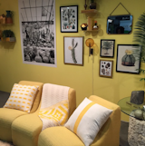 @justinablakeney created a super sunny yellow environment for @yp_official_page.  Photo 2 of 6 in Dwell on Design 2015: Day Three Highlights by Dwell