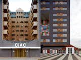 While FAT's work is over-the-top, even bombastic, it retains connection to its surroundings, often through materials. On the CIAC eco-housing project, the firm writes, "Materially, the building uses a pallet of tougher brick to its exterior, responding to the industrial landscape of the old docks. Its interior court is lined with a softer, warmer timber to which decorative motifs and planting are used to add to its character."