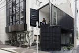 CC4441 (Tokyo, Japan)

Tomokazu Hayakawa sliced and stacked two black containers to create an angular art gallery and office space in the Taito district.

Photo by Kuniaki Sasage