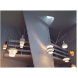 Pendant lamps (plus skylight) in Alvar Aalto's studio in Helsinki.