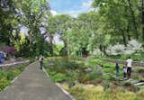 Plans for the QueensWay call for turning an inaccessible area at its northern end into a small park featuring a playground and rain gardens to reduce flooding in heavy rain.  Photo 1 of 6 in A Vision for Queens' Version of the High Line