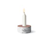 Chunk Candleholder

Gray-and-white veining is just as effective in small doses, like a copper-topped candle-holder for the tabletop.