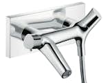 Axor Starck Organix -- Hansgrohe (2012)

Looking like a stainless steel vascular system, this stunning set of bathroom fixtures not only apes organic forms with inviting curves and intuitive controls, but also reduces water consumption.