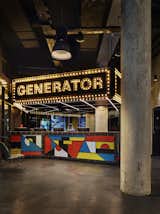 Located in the 10th arrondissement, the Generator Paris hostel offers design-savvy budget accommodations. Under the creative direction of Anwar Mekhayech of the Toronto firm Design Agency, a 1985 office building was gutted and transformed. "The overarching goal or narrative was to create a journey of spaces that were all different and unexpected, keeping with the brand style of industrial undertones matched with creative moments and bold moves," Mekhayech says.
