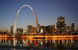The St. Louis Arch (1965), Saarinen's most recognizable architectural feat, is located in the heart of St. Louis.&nbsp;