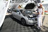 The Volvo V60 Plug-in Hybrid, the world’s first Diesel Plug-in Hybrid made its US debut in Palm Springs at the Modern Living Expo. The car shown is currently the only model in the U.S. but is expected to be on sale in 2015.