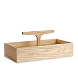 Toolbox by Aurélien Barbry for Ro Collection, $190

Two former Georg Jensen colleagues bring a similar heirloom approach to their new venture, a company producing handmade goods from classic materials, like the ash wood shown here.