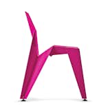 Edge stackable chair by Novague, $629 

More complex than it seems at first glance, each of Novague’s origami-inspired aluminum chairs requires eight hours of fabrication.  Search “immersive and virtual architecture edge physicality” from Furnishings in Outdoor-Friendly Materials