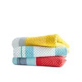 Towels by Scholten & Baijings for Hay, $80 each 

Cheery, textured textiles for the beach or poolside designed by the impresarios of pastel, Dutch design duo Stefan Scholten and Carole Baijings.