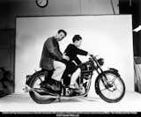 Among the most well-known images of Charles and Ray Eames is the pair on a Velocette Motorcycle belonging to the son of their friend, Warren Kerkman, circa 1948. The couple invited design inspiration from everywhere, including the automotive world. Ray in particular had her favorites. “The Jeep, now, that's an automobile America should be proud of,” she once said.