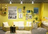 Interior designer Justina Blakeney created this yellow space for YP at Dwell on Design Los Angeles 2015, showing that a room filled with a single continuous color can be comfortable and inviting.  Photo 1 of 7 in How to Design with a Bright Monochromatic Color Palette by Brandi Andres