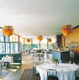 A shot of the Langelinie Pavilion today, with original PH Artichoke pendants hanging throughout the restaurant.