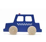 Manny & Simon's Police Car Wooden Push Toy is sure to bring order to playtime.