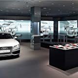 Designit's Audi City model reimagines the auto showroom for a new generation of city dwellers. The brand's model range is rendered digitally, a space-saving move that allows the compact showrooms to double as a meeting room or exhbition space during off hours, or simply as a place for Audi fans to interact with the brand. After the first Audi City opened in London in 2012, Audi opened its second Audi City showroom in Beijing in 2013. Image courtesy of Designit.