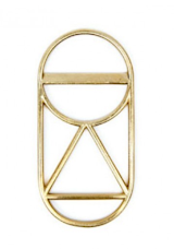 The Crest 1 Bottle Opener by Gregory Buntain and Ian Collings for Fort Standard is a sleek blonde brass way to escape the usual.