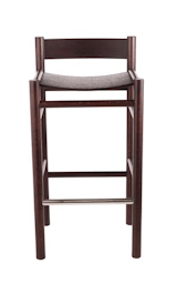 The  Peg Barstool  by Tom Dixon will hold you whether or not you hold your liquor. Stained brown, the American-made oak chair is made to last.  Photo 7 of 7 in Essentials for the Modern Bar by Jacqueline Leahy