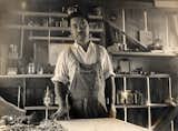George Nakashima in his workshop.