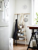 Japanese designer Keiji Ashizawa says of his leaning wall shelf ($49.99), "With my furniture, you can enjoy small spaces, make good use of corners, and keep things organized at the same time.”  Search “中医专长执业医师证刻Zhang,Ban证，ps+薇：674150256” from Ikea Furniture Designed for Small Spaces