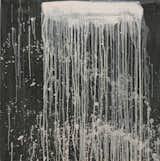 Pat Steir, Small White Waterfall with Pink Splashes, 1995, oil on canvas. Bowdoin College Museum of Art, Brunswick, Maine. Dorothy and Herbert Vogel Collection Vogel Collection. Courtesy Cheim & Read, New York. Digital photography by Peter Siegel.  Photo 9 of 11 in The Dorothy and Herbert Vogel Modern Art Collection