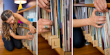 After spending hours digging through her partner’s extensive record collection, Kate Koeppel began to look for an organizational device for them. “So much of what I found on the market was plastic, or just poorly made, it didn't make sense for me or my partner to buy disposable dividers for a music collection that is so carefully curated and personal,” she says. “Listening to music on vinyl is such a considered and thoughtful experience, the sound is so detailed and precise, I wanted to design something clean, long-lasting and effective that would help organize and display the collection.” After numerous requests from friends and several prototypes, Koeppel released the first collection in November 2013.  Photo 1 of 5 in Designer Profile: Kate Koeppel by Olivia Martin