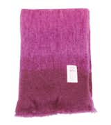 Available in the Dwell store, Avoca Mill's handwoven wool and mohair Ombre Throw for Avoca draws its shade from the purple tones of Irish heather.