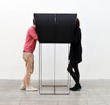 The Confession table, designed for sharing secrets.