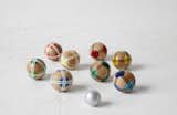 These hand painted wooden balls make Bocce, a game with roots going all the way back to the Roman Empire, an excellent contemporary pastime for children and adults alike.