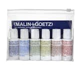 New York apothecary Malin + Goetz has gathered together cosmetic essentials that will keep you fresh and clean through long stays away from home. Their 1 oz. Carry-On Approved Essentials Kit includes face and body cleansers and moisturizers.