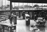 The interior of the library as it appeared in 1963. Photo originally published in the  St. Louis Globe-Democrat, courtesy of Lindsey Derrington.
