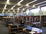 The interior of the library as it appears today. Photo by Lindsey Derrington.  Search “powell-st-parklet.html” from Near St. Louis, A Midcentury-Modern Public Library Faces Demolition