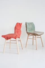 The Well Proven Chair by James Shaw and Marjan van AubelIn the timber industry, 50 to 80 percent of wood is wasted in the milling process—a statistic that got designers James Shaw and Marjan van Aubel thinking about how the material could be put to good use. By mixing wood shavings and dust with a bio-resin and adding dye, the duo created a substance that can be molded into chair seats.