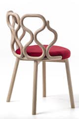 LucidiPevere's Gerla chair for Very Wood was inspired by the idea of a nest. The contract-appropriate seating was then recast with industrial logic as a repeating module to convey the idea of a basket ("gerla" in Italian).