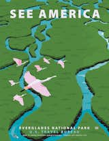 This "See America" poster, commissioned by Print Collection, is modeled after the posters made by the Works Progress Administration in the 30s to encourage Americans to engage in domestic tourism by visiting National Parks. Buy it here.