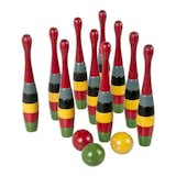 Vintage wooden bowling game set from the 1920s, $199.