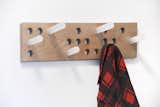 Patère Coat Rack by Les Archivistes

“The name of the piece is spelled out in braille on the coat rack, and the acrylic posts can be customized. It’s a great tactile feature, and it’s just clean and quite engaging.” -- Julie Nicholson

“The word ‘patere’ has several meaning in French that don’t quite translate into English, so we really can’t quite understand it.” -- Shaun Moore  Search “letter-rack.html” from Shops We Love: MADE