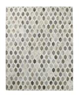 Solemani's Link Cowhide Rug for RH.  Search “cowhide tray” from Ben Solemani on How to Shop for a Rug