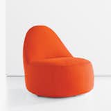 Mitt chair by Claudia & Harry Washington for Bernhardt Design, $2,100.

Inspired by a baseball glove’s shape and stitching detail, the versatile upholstered lounge chair features soft, rounded edges—a boon for families with young children.  Search “furniture design” from In Living Color: 7 Bright Furniture Pieces