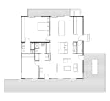Connect 5 House Floor Plan: A Kitchen / B Dining Room / C Living Room / D Master Bedroom / E Bathroom / F Bedroom / G Utility Room / H Deck.