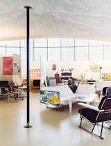 In the late 1970s, he experimented with a sofa that sports a stylized landscape painted on its sides, a prelude to the postmodernism of the 1980s. The Kukkapuros’ respective work spaces are side by side and occupy roughly one-third of the studio’s 2,150 square feet.  Photo 5 of 7 in The Modern Studio of a Finnish Design Legend