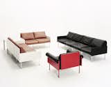 The 1964 Ateljee line was born out of a loose idea encouraged by Kukkapuro’s manufacturer, Gunnar Haimi. Starting with a wooden box filled with pillows, Kukkapuro came up with a modular seating system comprising plush upholstery attached to a simple paneled frame. The undercarriage was inspired by the metal Heteka cot, ubiquitous in postwar Finland.  Photo 6 of 7 in The Modern Studio of a Finnish Design Legend