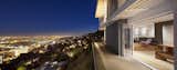 Set in the Hollywood Hills, the Lecam Residence designed by Vianney Boutry features stunning views in all directions. To the East is the Griffith Observatory and Sunset Boulevard, and to the West the Pacific Ocean extending to Catalina Island. Photo by Chase Brock/Lawrence Anderson Photography.